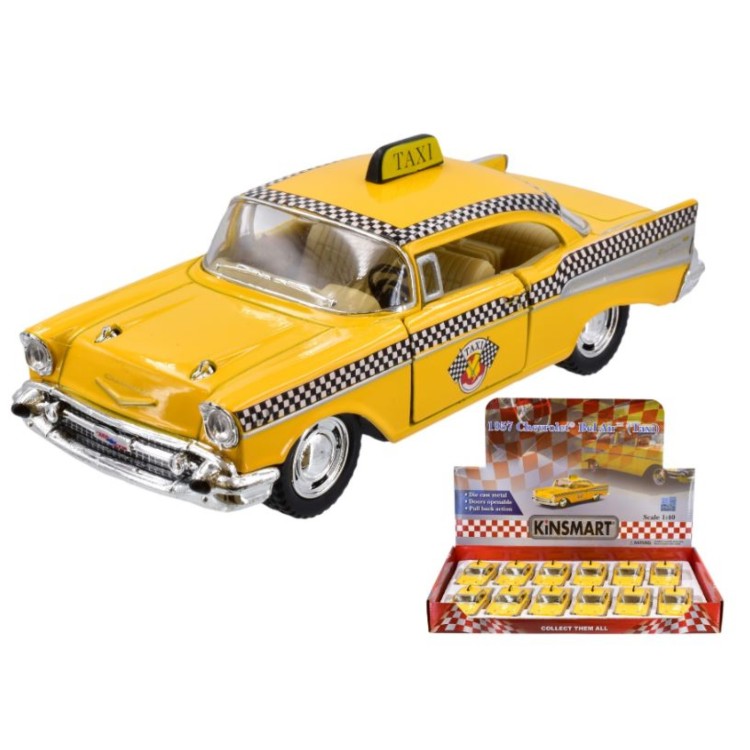 KTL Die Cast Chevrolet Bel Air Taxi 1:40sc TY0236