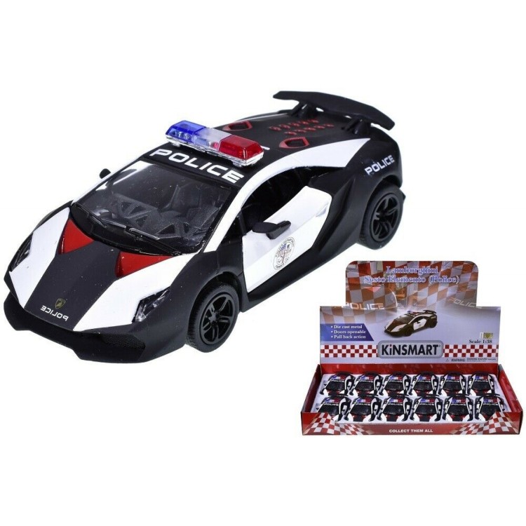 Die-cast Lamborghini Sesto Elemento Police Car TY2179