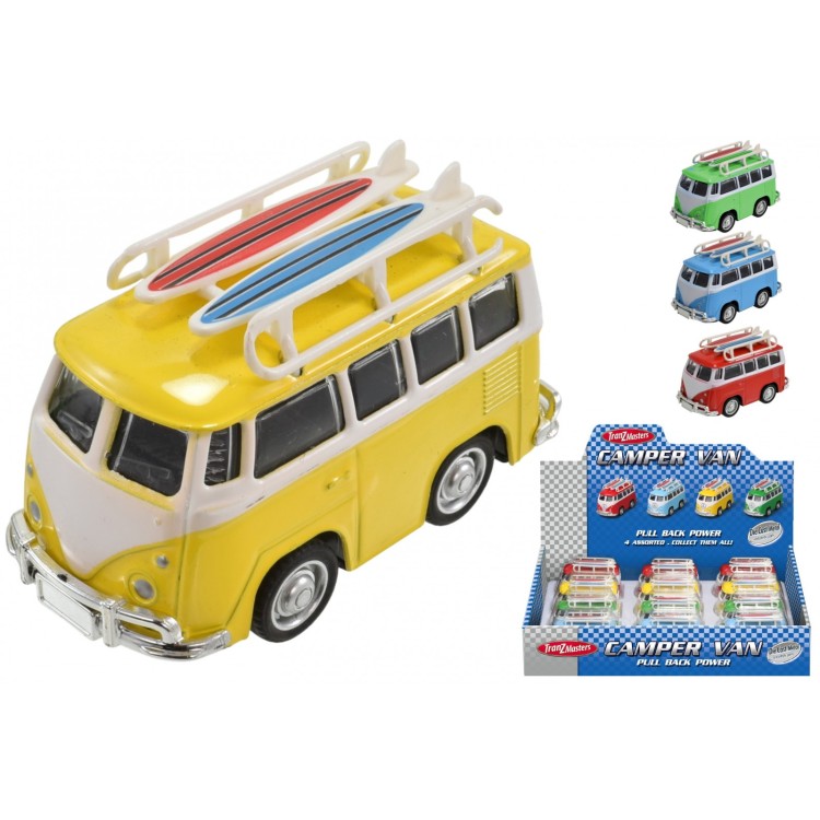 Die Cast Pull Back Camper Van TY2583