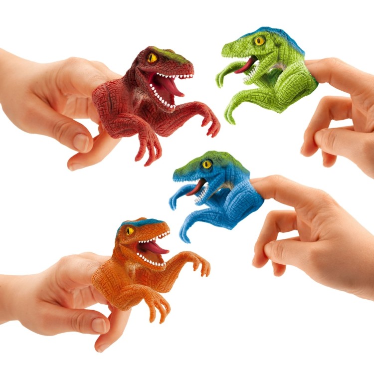 Dino World Dinosaur Finger Puppet 12405 (One Supplied At Random)