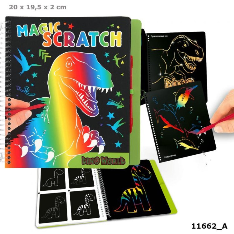 Dino World Magic Scratch 11662_A