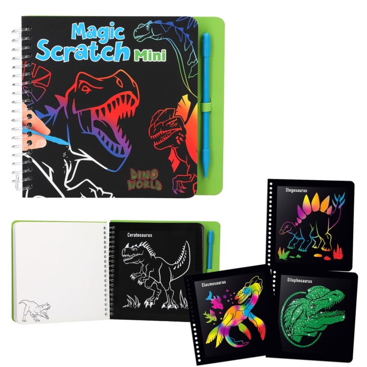 Dino World Mini Magic Scratch Book 12733