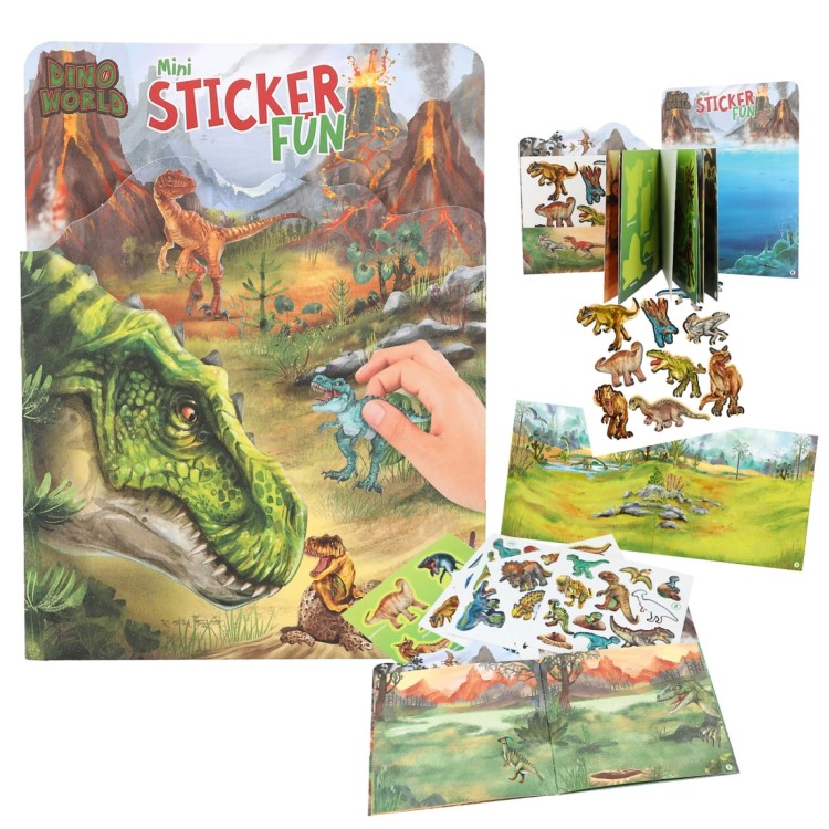 Depesche Dino World Mini Sticker Fun Book 12467