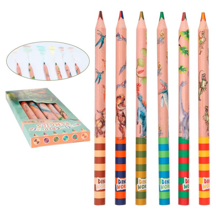 Depesche Dino World Multi-Coloured Pencils 12100_A