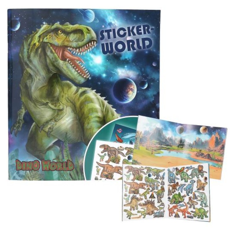 Depesche Dino World Sticker World Dinosaur Galaxy Sticker Book 13208_A