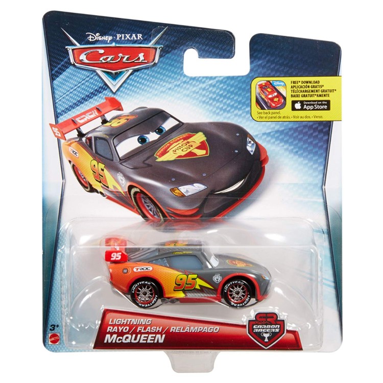 Mattel Disney Pixar Cars Carbon Racer Lightning Mcqueen
