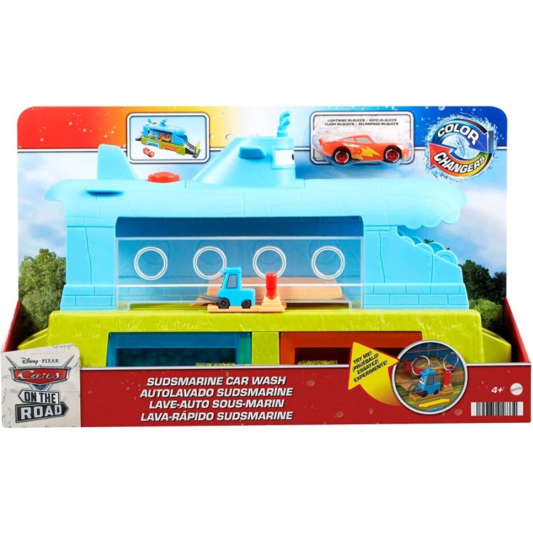 Disney Cars Dinoco Colour Change Submarine Car Wash HGV70