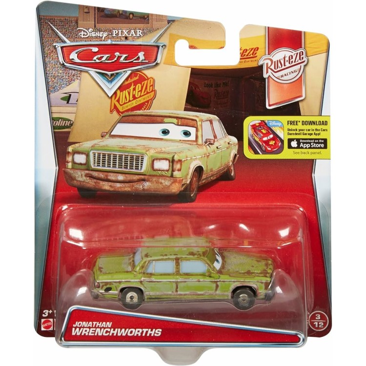 Mattel Disney Pixar Cars Jonathan Wrenchworths World of Cars W1938 