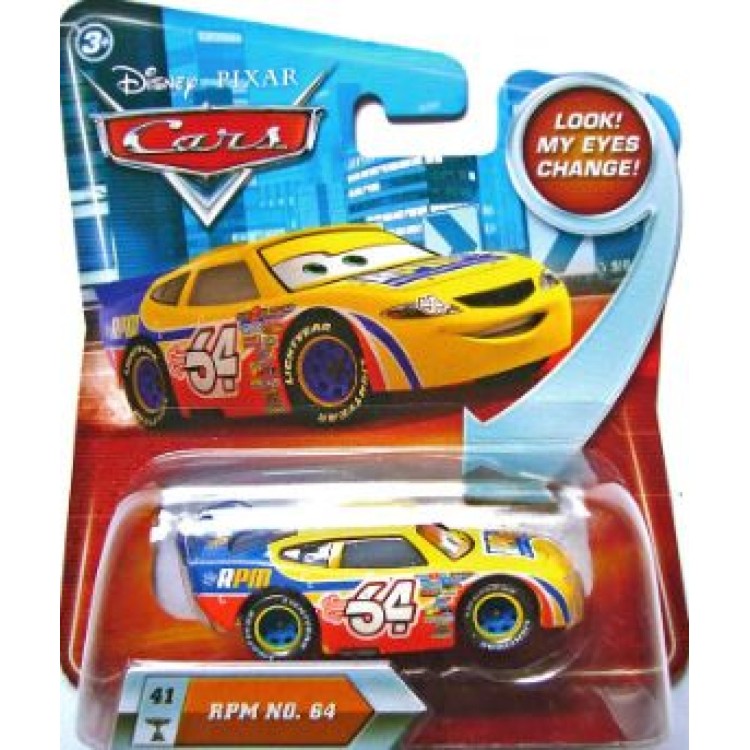 Disney Cars Lenticular Eyes 41 - RPM No 64 Winford Bradford 2009