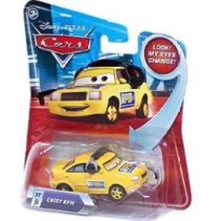 Mattel Disney Pixar Cars Lenticular Eyes 77 - Chief RPM 2010