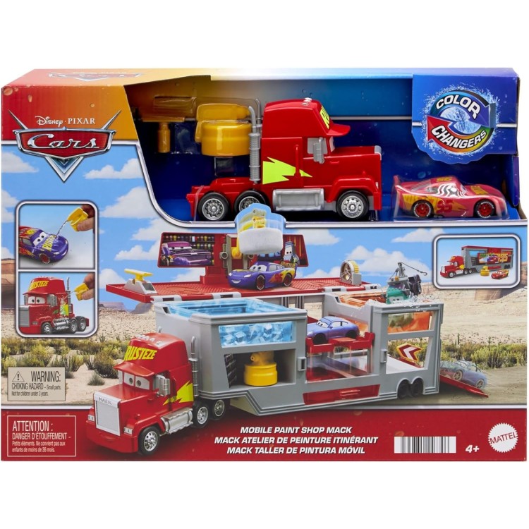 Mattel Disney Pixar Cars Mobile Paint Shop Mack