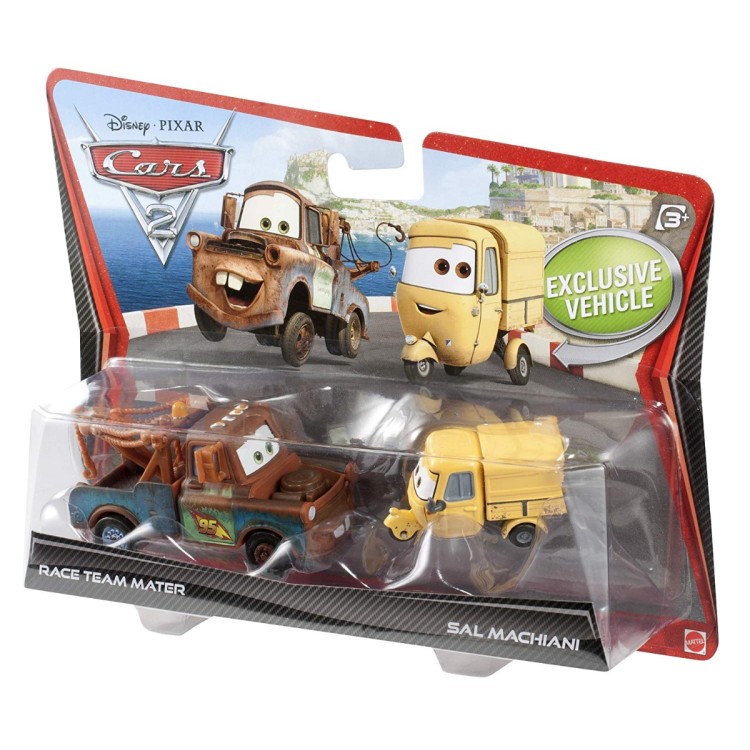Mattel Disney Pixar Cars Race Team Mater and Sal Machiani