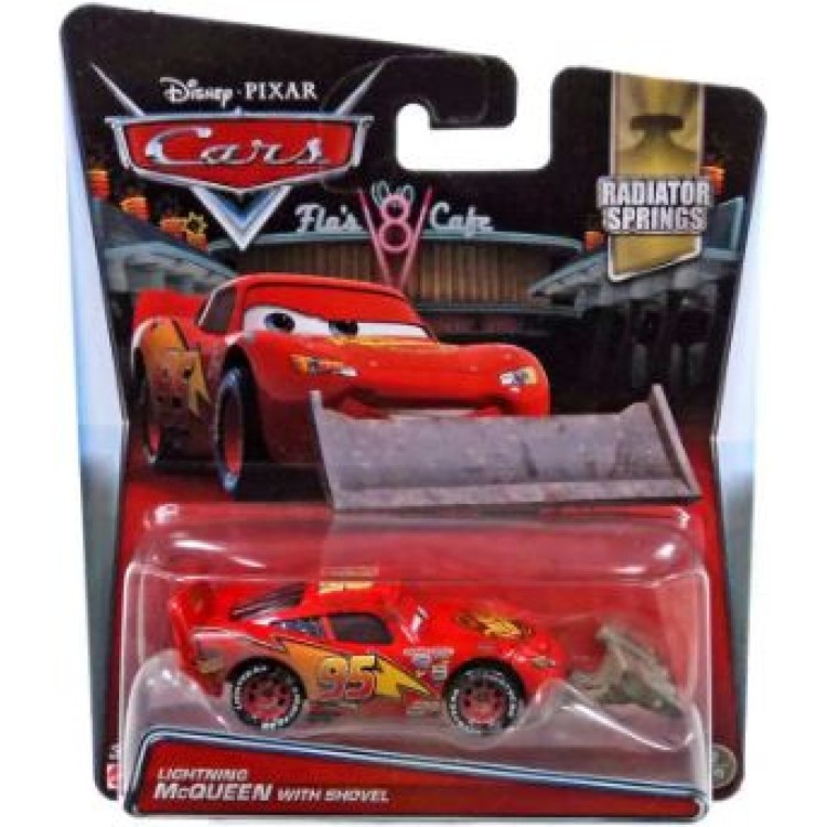 Disney Cars Radiator Springs - Lightning McQueen With Shovel 2016