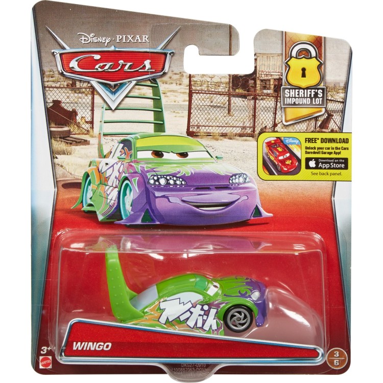 Mattel Disney Pixar Cars Sheriff's Inpound Lot Wingo