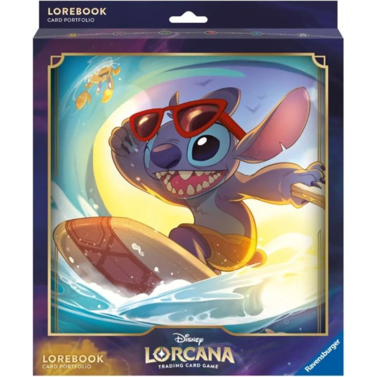 Disney Lorcana Rise of the Floodborn Stitch Lorebook  11098184