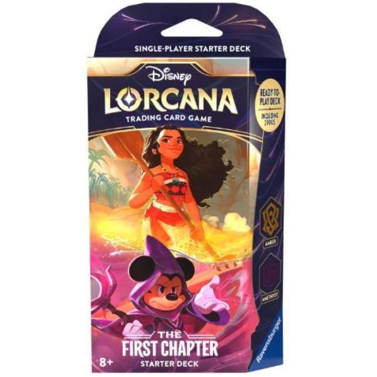 Disney Lorcana The First Chapter Starter Deck - Moana And Mickey 98189