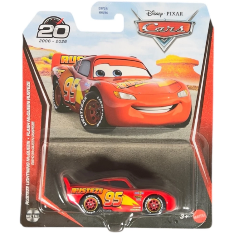 Mattel DXV29 Disney Pixar Cars - Rusteze Lightning McQueen
