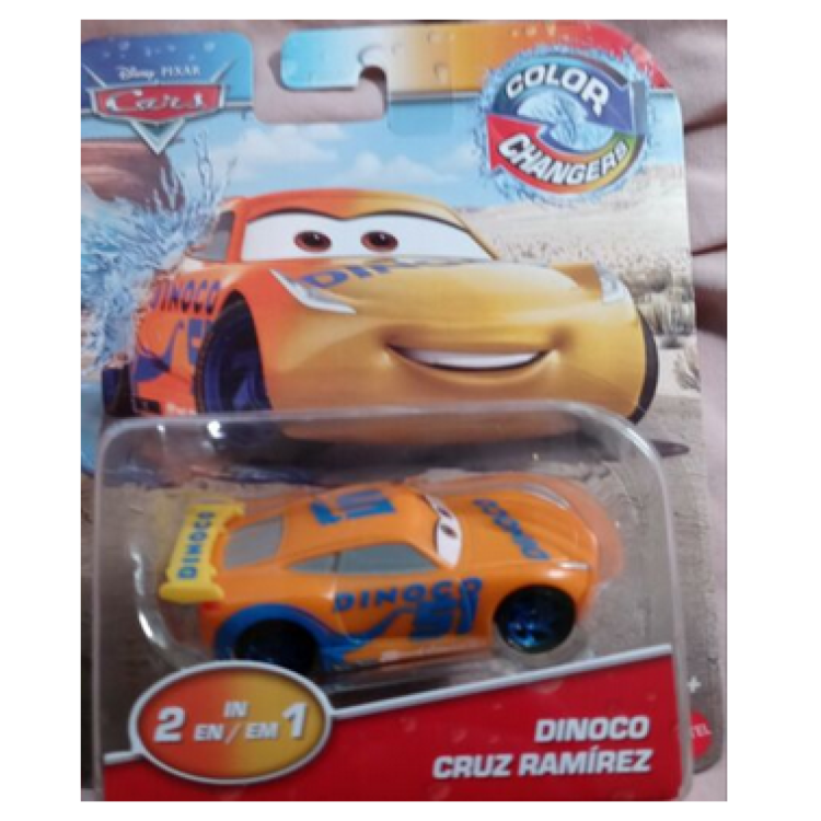 Mattel Disney Pixar Cars Colour Color Changers Dinoco Cruz Ramirez