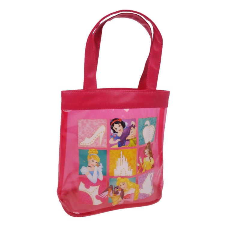 Disney Princes Pink Plastic Tote Bag 