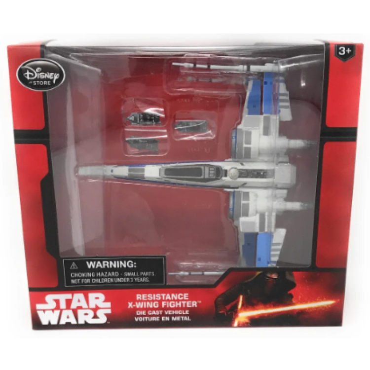 Disney Store Star Wars Die Cast Vehicle - Resistance X-Wing Fighter