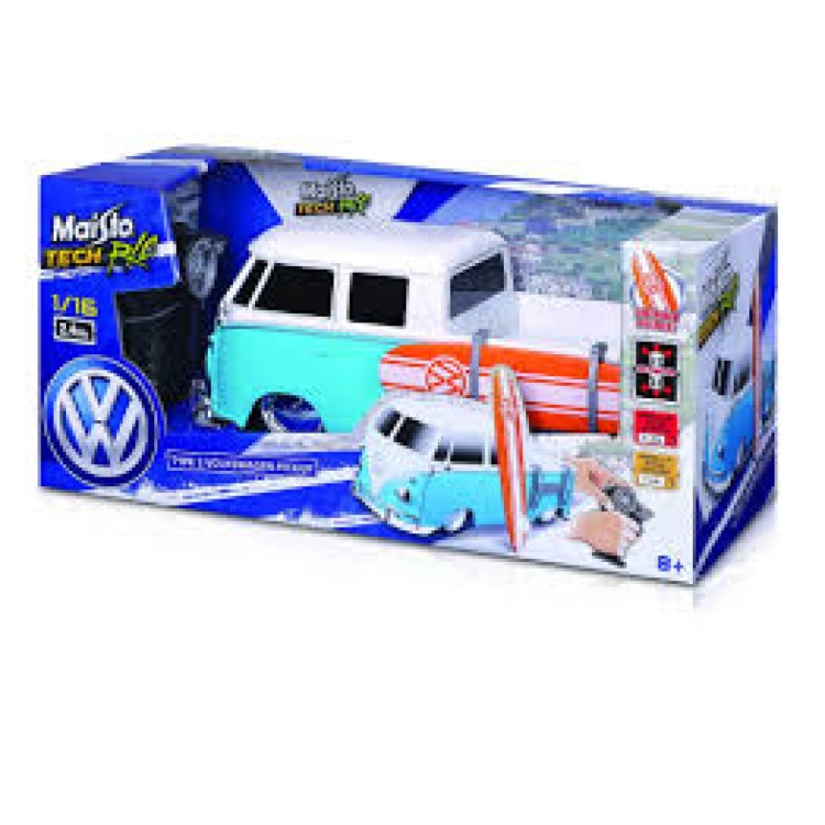 1FF Maisto Tech R/C Remote Control Type 2 Volkswagen Pickup 1/16