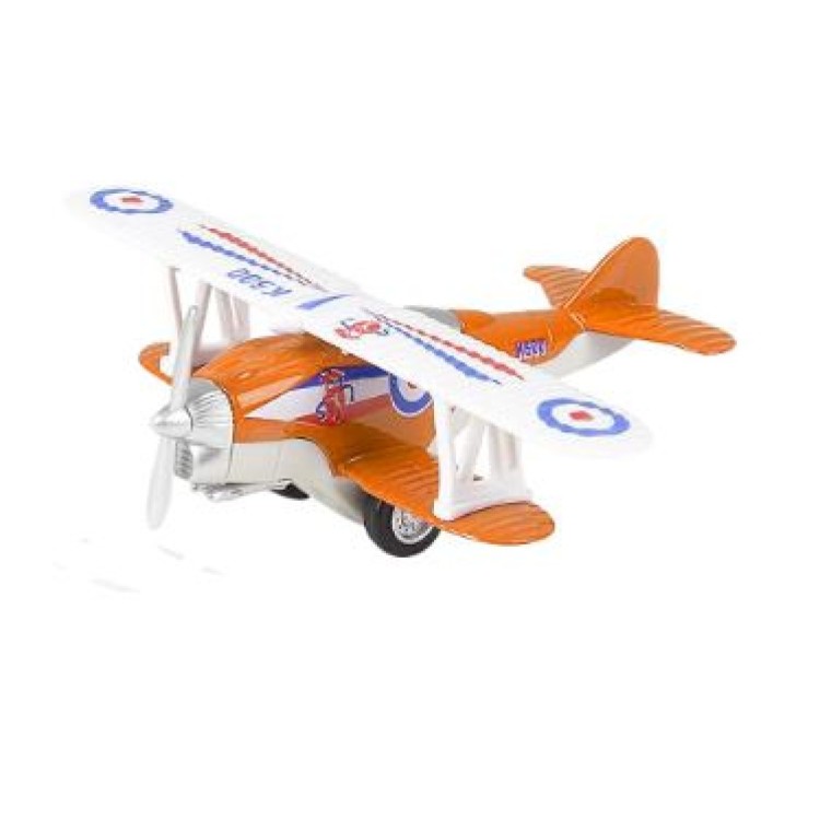 DN Metal Avion Biplane K500 Diecast
