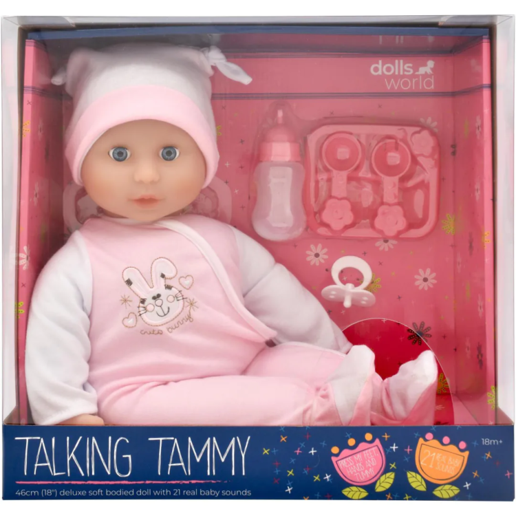 John Adams Peterkin Doll's World Talking Tammy Doll