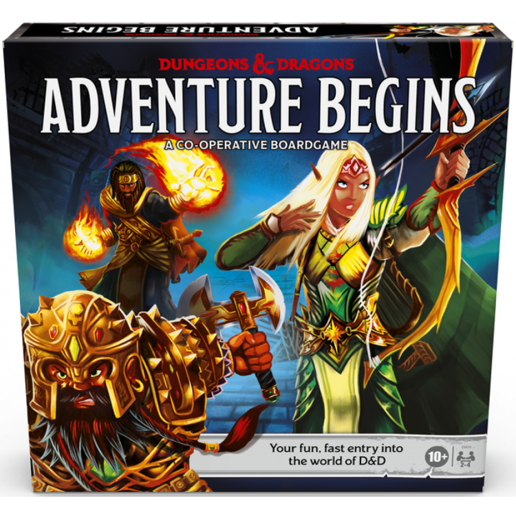 Dungeons And Dragons Adventure Begins Boardgame E9418