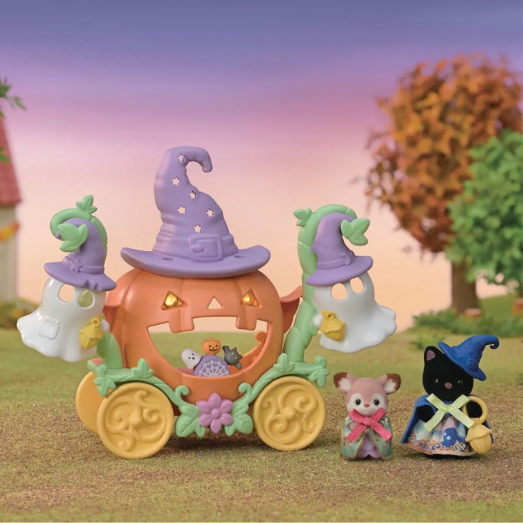 Epoch 5869 Sylvanian Families Pumpkin Carriage Playset