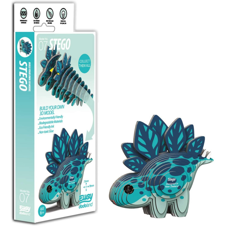 BST Eugy 3D Cardboard Model Kit - 007 Stego