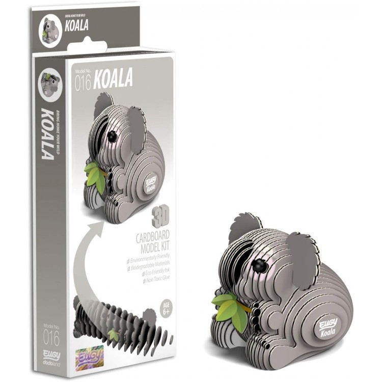 BST Eugy 3D Cardboard Model Kit - 016 Koala