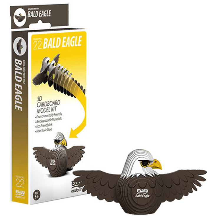 BST Eugy 3D Cardboard Model Kit - 022 Bald Eagle