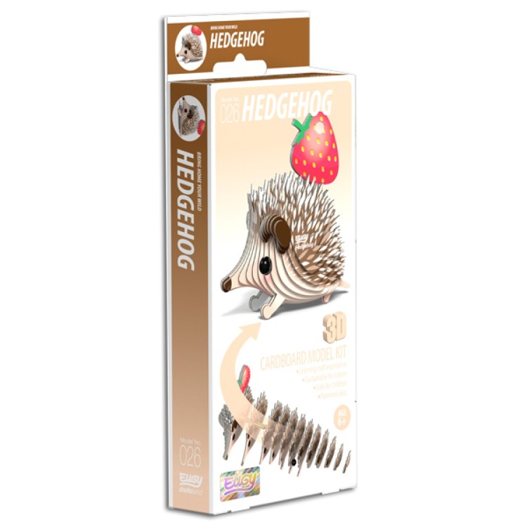 BST Eugy 3D Cardboard Model Kit - 026 Hedgehog