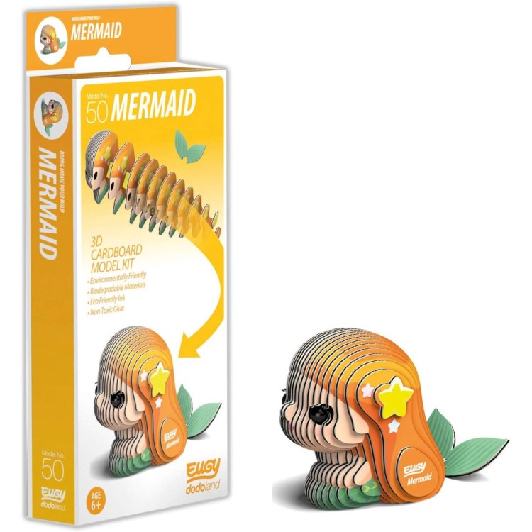 BST Eugy 3D Cardboard Model Kit - 050 Mermaid