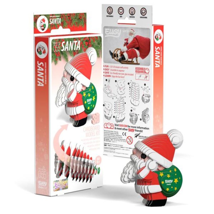 BST Eugy 3D Cardboard Model Kit - 055 Santa