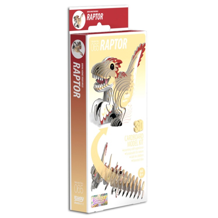 Eugy 3D Cardboard Model Kit - 065 Raptor