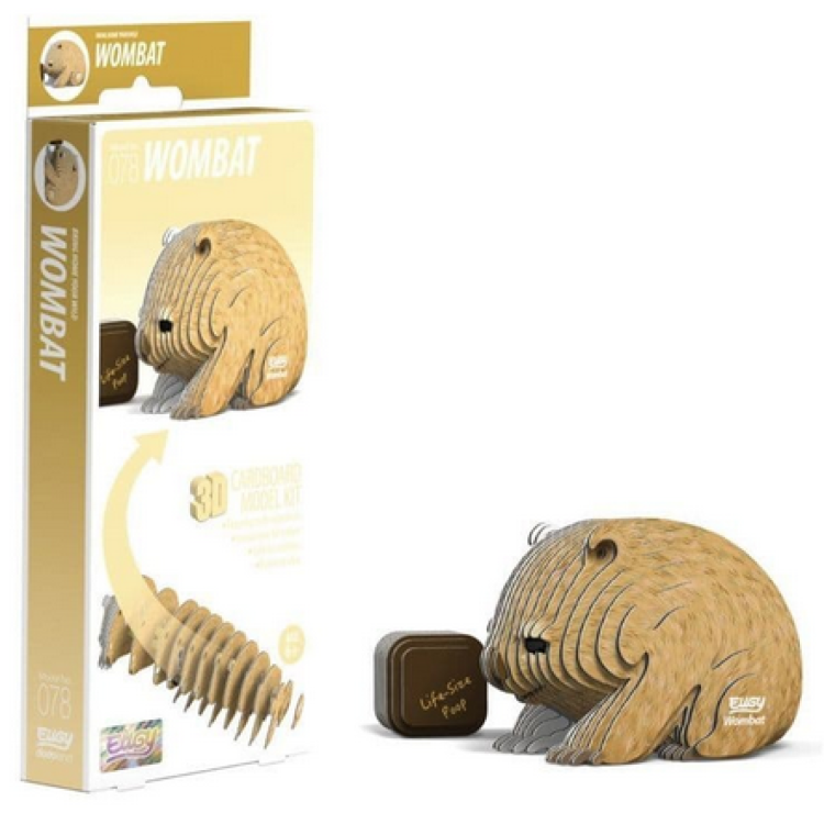 BST Eugy 3D Cardboard Model Kit - 078 Wombat