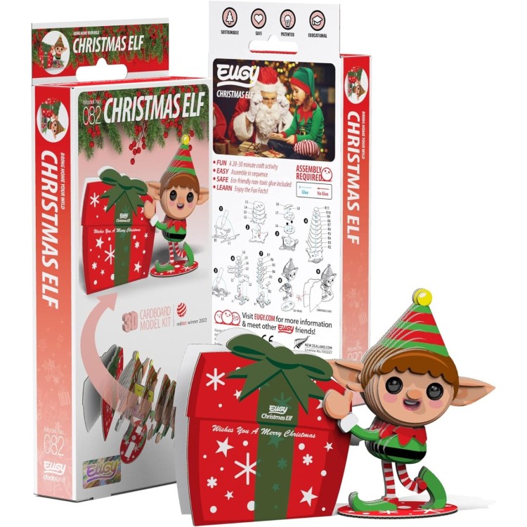 BST Eugy 3D Cardboard Model Kit - 082 Christmas Elf