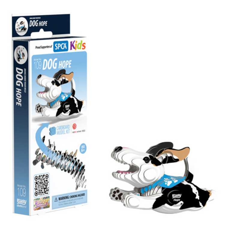 BST Eugy 3D Cardboard Model Kit - 109 Dog Hope