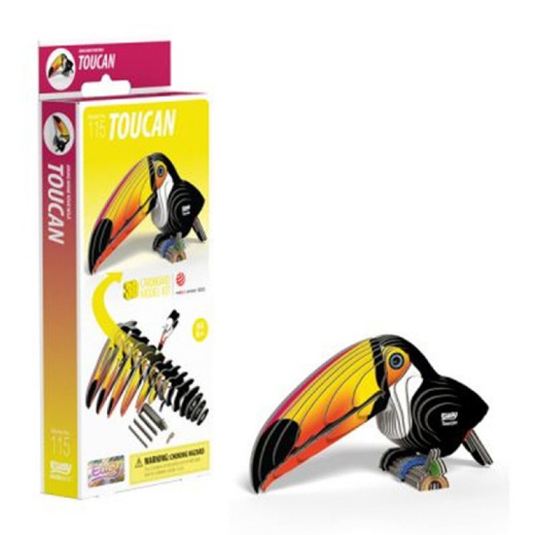 BST Eugy 3D Cardboard Model Kit - 115 Toucan