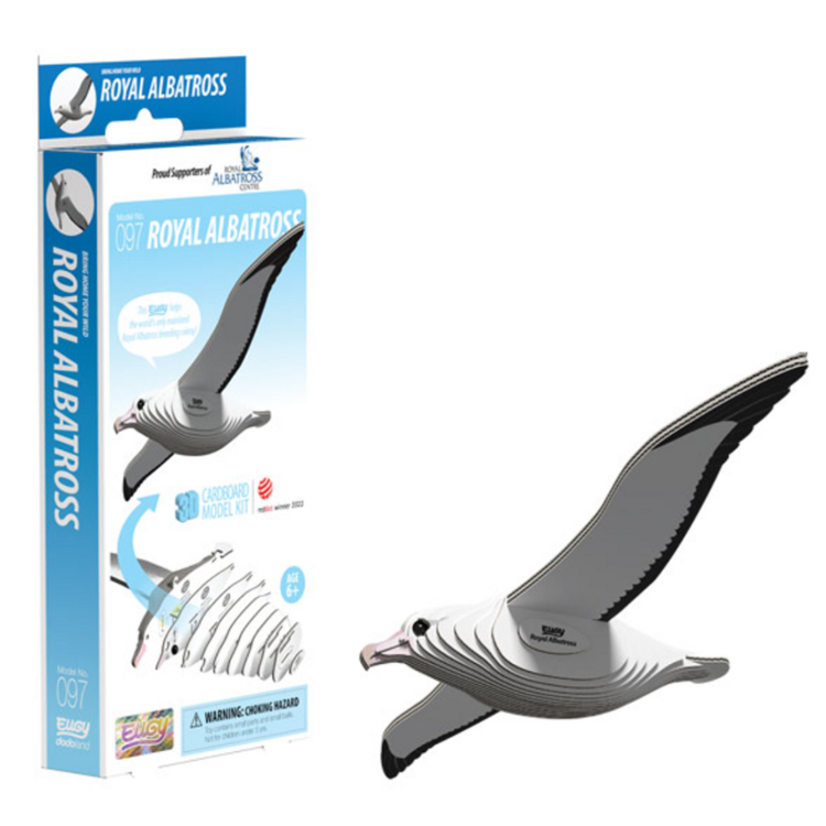 BST Eugy 3D Cardboard Model Kit - Royal Albatross