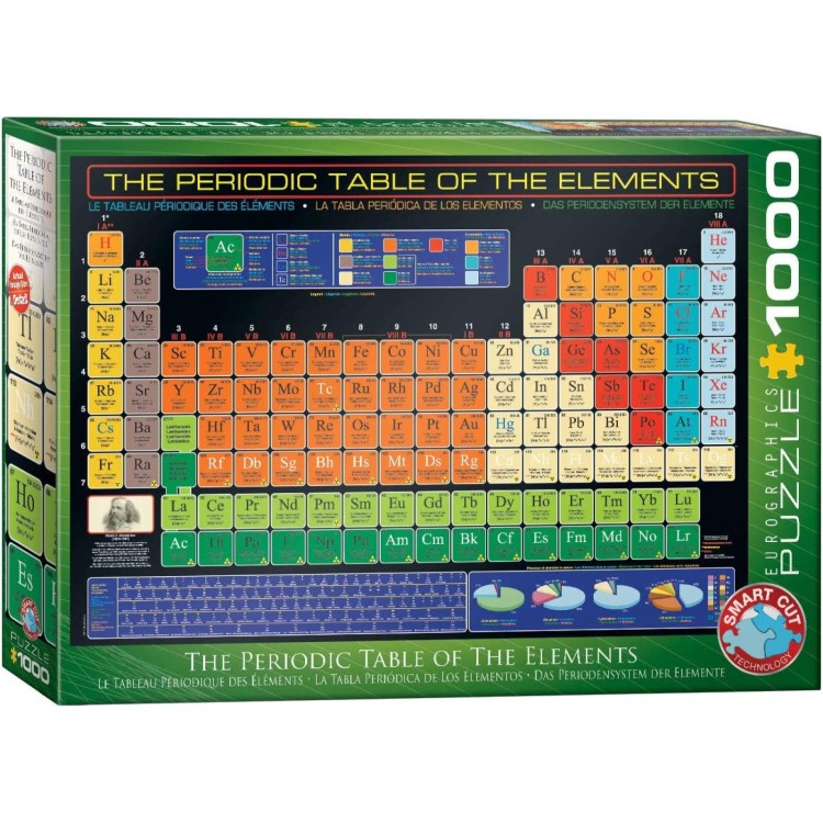 Eurographics Puzzle 1000 Piece Periodic Table of the elements