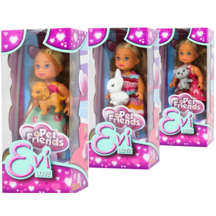 Evi Love Pet Friends Doll Assorted