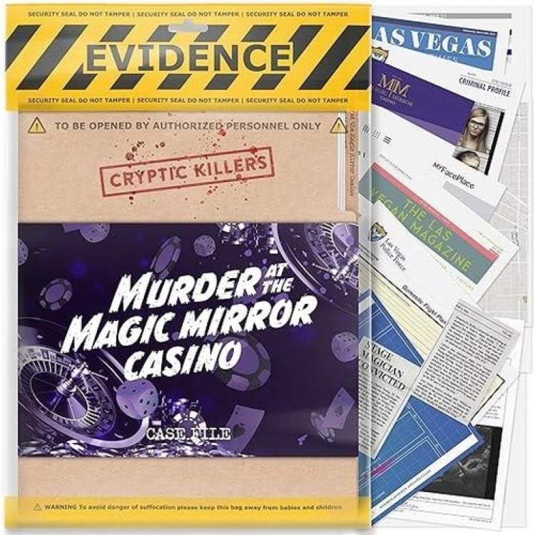 Evidence Cryptic Killers Murder at the Magic Mirror Casino