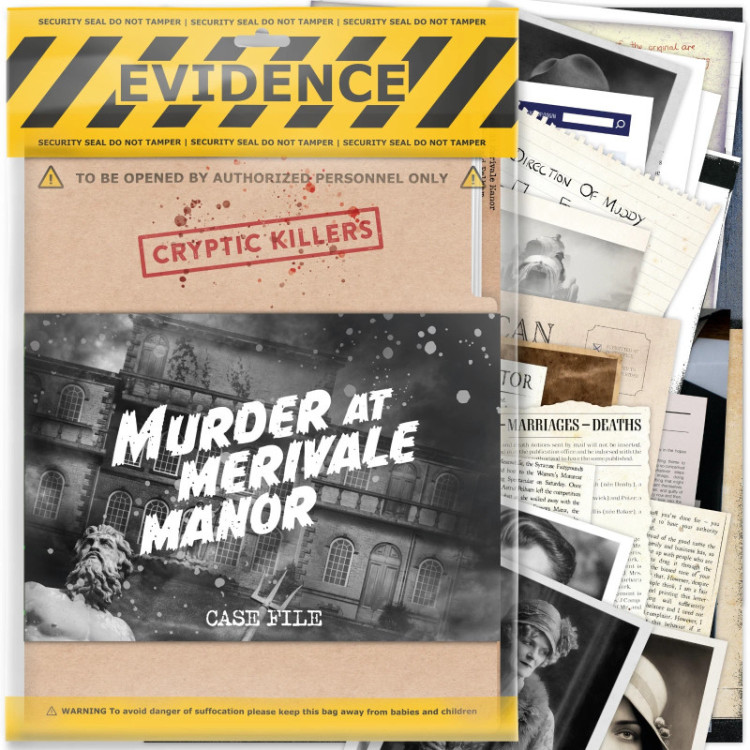 Evidence Cryptic Killers Murder at Merivale Manor