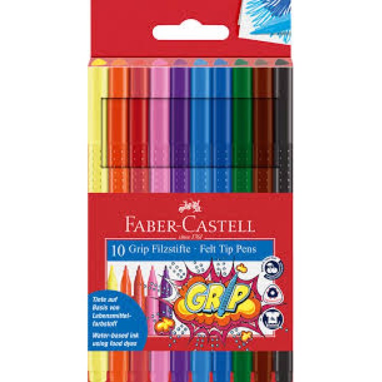 Faber-Castell 10 Felt Tip Pens