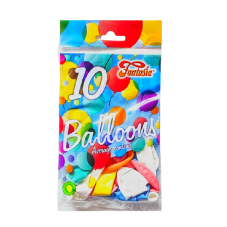 Fantasia Quality Balloons - Pack of 10 Balloons