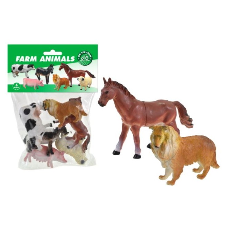 Farm Animals 6 Pack (Small Bag) TY9865