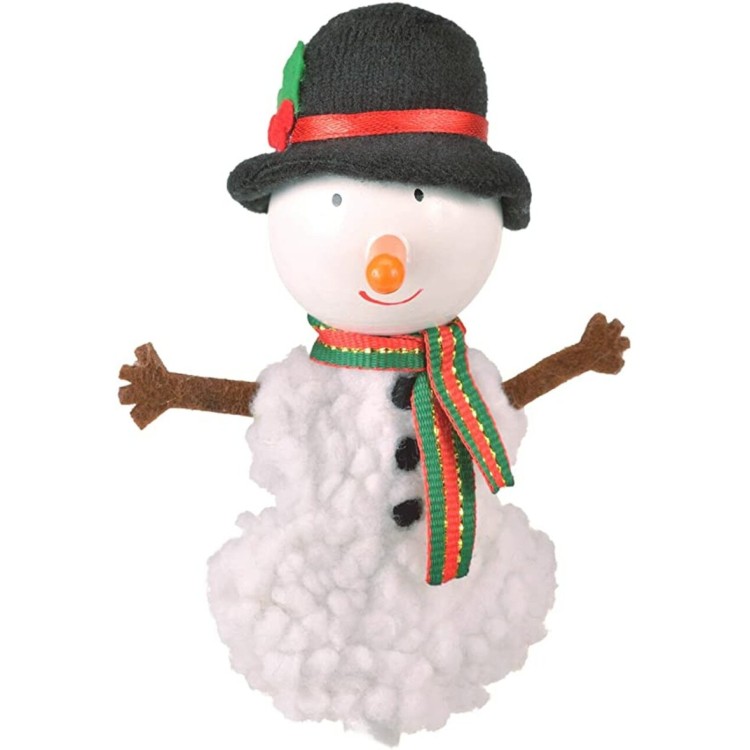 Fiesta Crafts Wooden Finger Puppet - Snowman