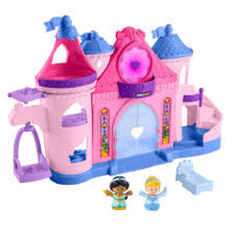 Mattel Fisher Price Little People Disney Princess Magic Lights & Dancing Castle